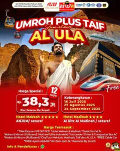umroh plus al ula alhijaz indowisata